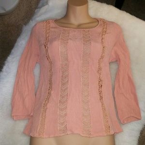 Maurices lightweight embroidered blouse
